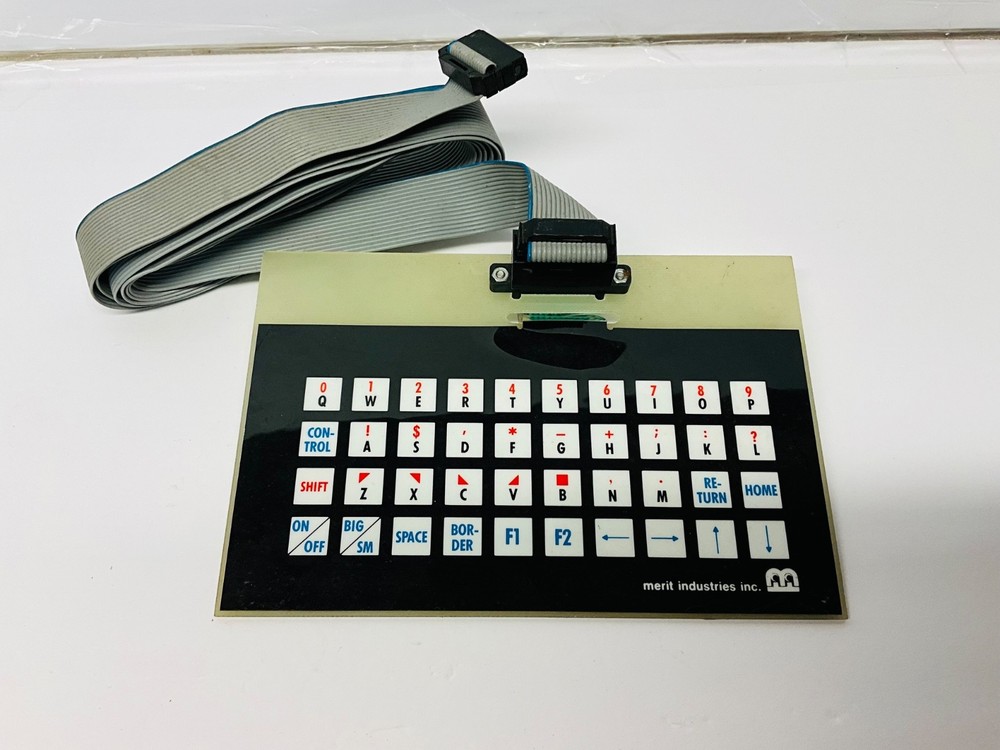 Merit Industries Arcade Dart Keyboard UNTESTED AS IS