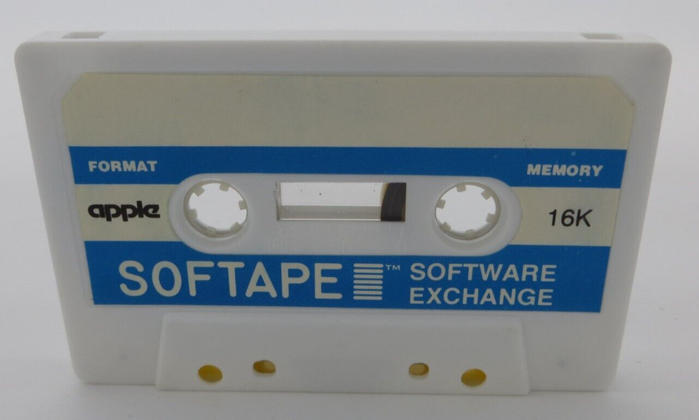 1978 APPLE II Computer Cassette Module 2 Softape Software vintage 16K RARE VTG