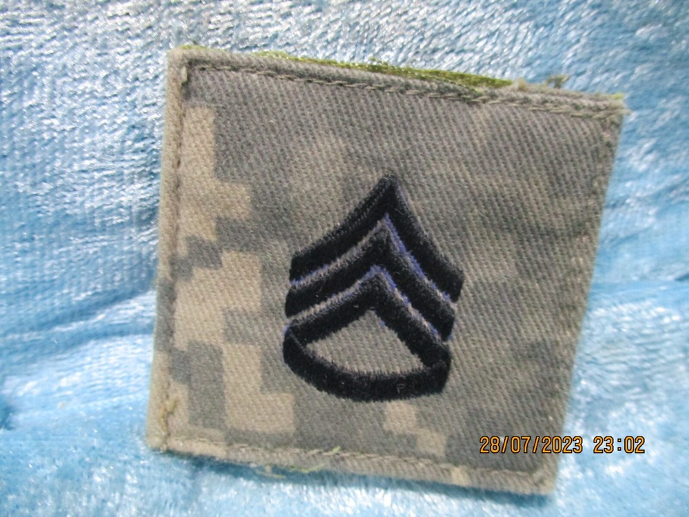 Sergeant Patch w/hooks