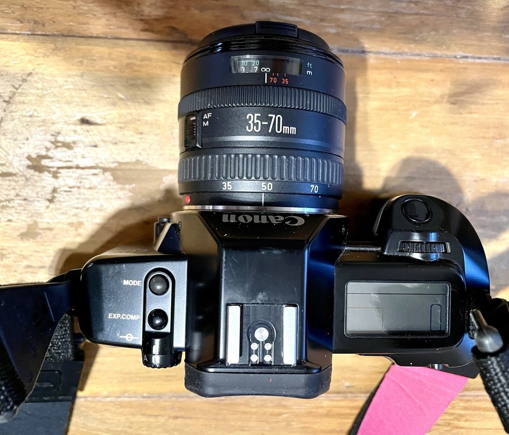 Vntg Canon EOS 650 Camera and Accessories