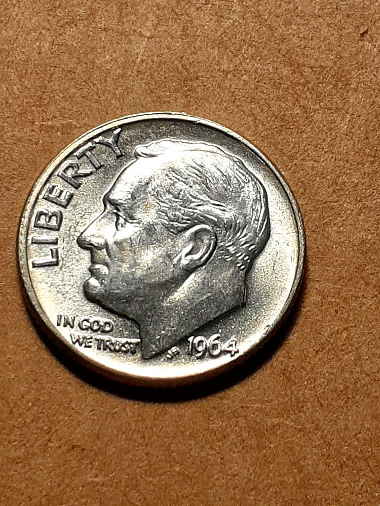 1964 D   ROOSEVELT DIME