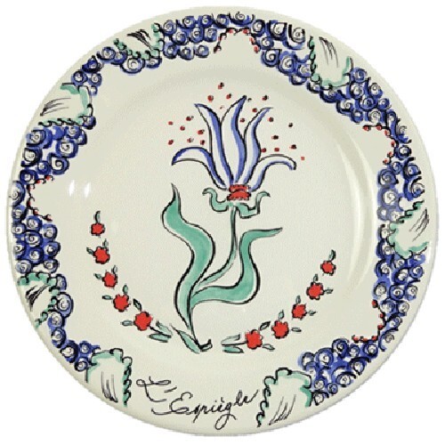 Gien La Favorite Different Patterns Plate 22cm 4 Set #2