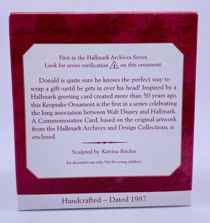 1997 Donald's Surprising Gift Hallmark Ornament