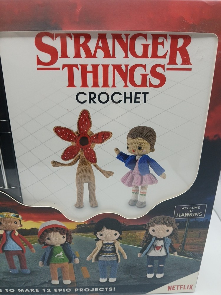 Stranger Things Crochet Kit 12 Patterns Thunder Bay Press New