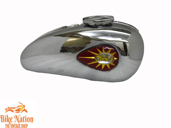 BSA A65 Chrome 2 Gallon Tank | Fit For
