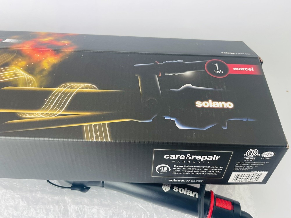 Solano SmoothCurl 450 1“ Digital ￼,Precise Heat,Professional Curling Iron Marcel