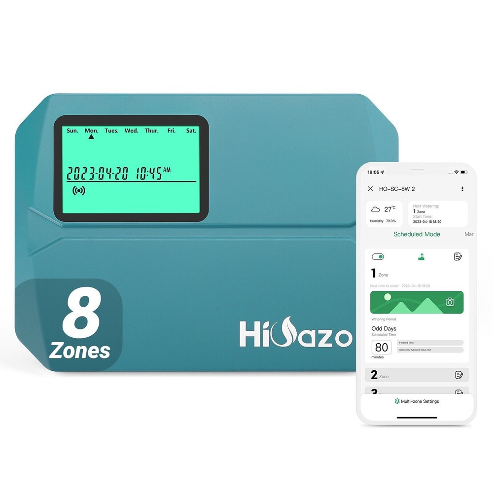 WiFi Remote Sprinkler Controller Lawn Irrigation System Water Control 8 Zone US