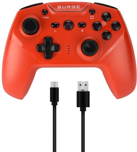 Surge SwitchPad Pro Wireless Controller: Red for Nintendo Switch [New ]