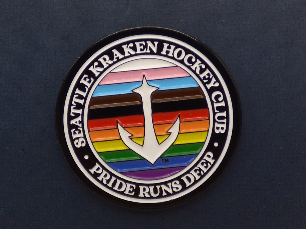 Seattle Kraken - Pride Runs Deep Enamel Lapel Pin