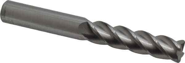 Accupro 1/2" Diam 4 Flute Single End Solid Carbide 0.06" Corner Radius End Mi...
