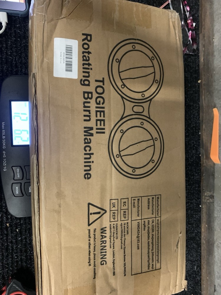 TOGIEEII rotating burn machine
