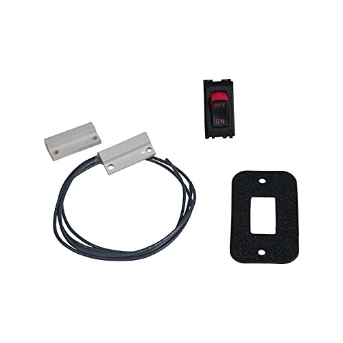 Electric Step Replacement Rectangular Magnetic Door Switch and Power Kit for