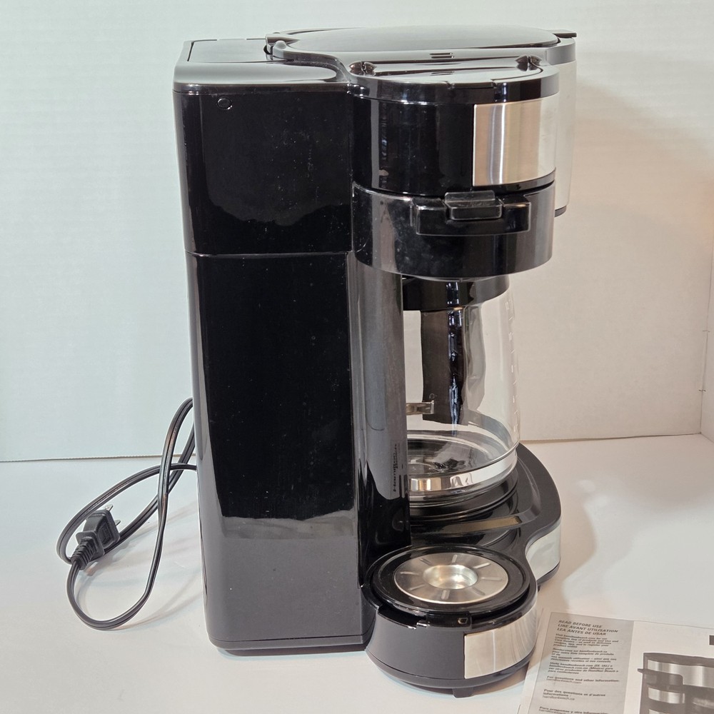 Hamilton Beach 2-Way Programmable Coffee Maker Single Serve & 12-Cup Pot 49980R