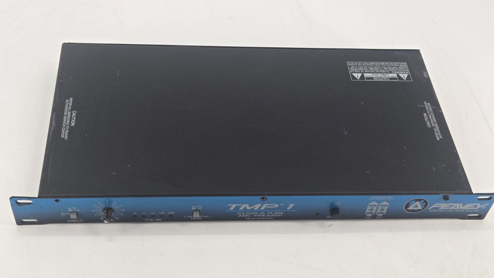 Peavey TMP-1 Class A Tube MIC PREAMP System... Missing Plastic Nob.