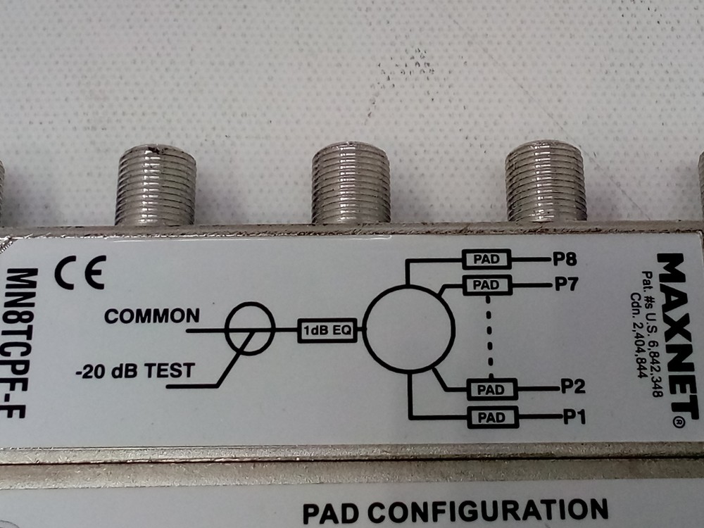 ATX Maxnet MN4-2TCPF Dual 4-Way Module Combiner 2-20db
