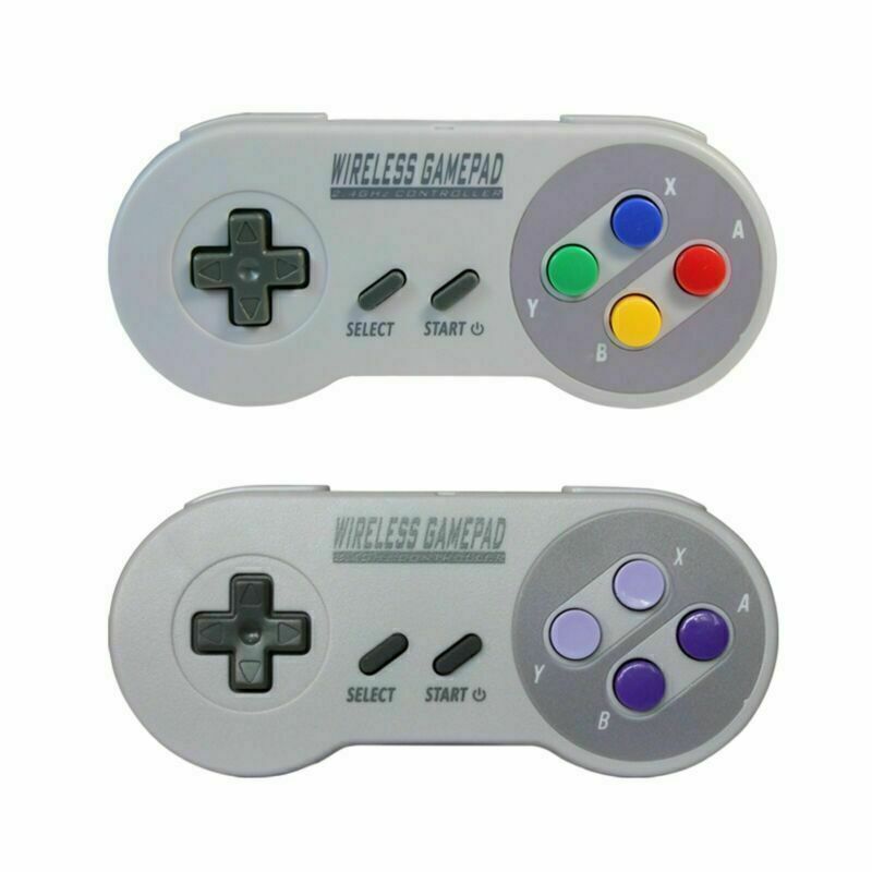 For Super SNES Classic Mini Game Console Wireless Gamepad Controller Accessories