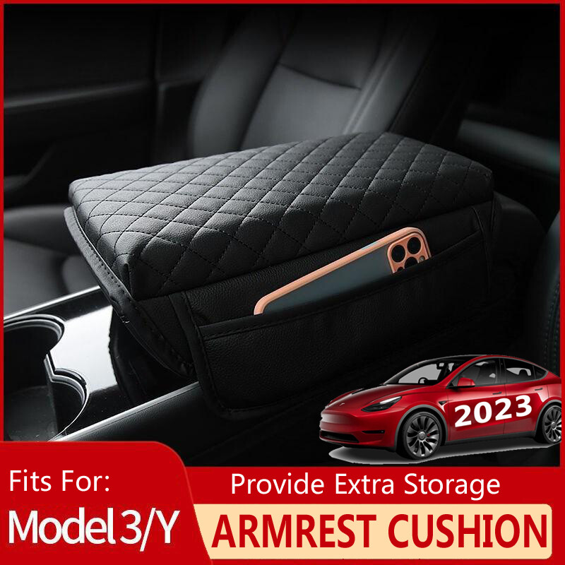 Cover For Tesla Model 3/Model Y Accessories Center-Console Lid Protector Armrest
