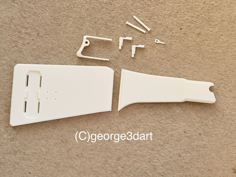 Luger Shoulder Grip Stocker Cosplay Prop
