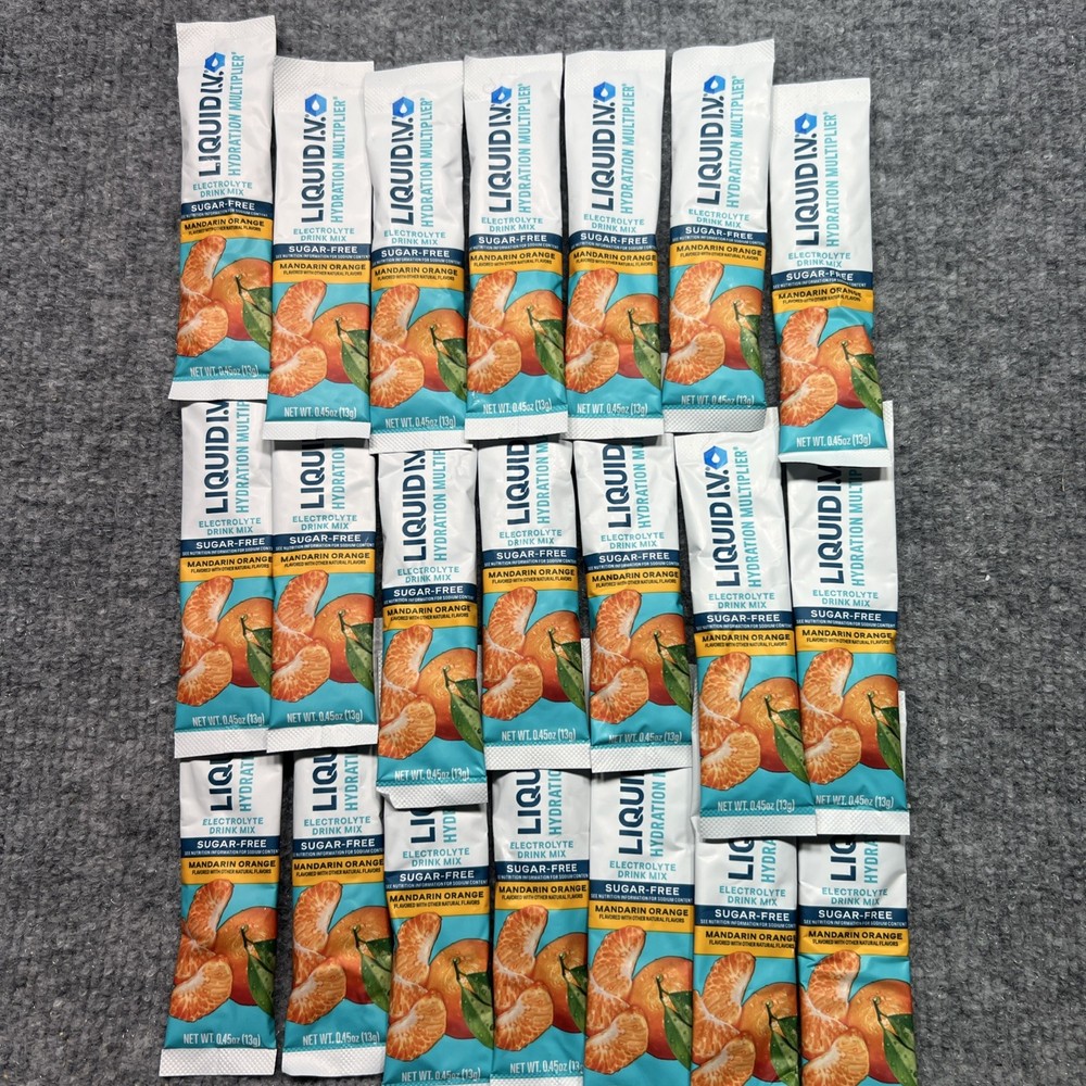 Liquid IV Hydration Multiplier Mandrin Orange 21 Pcs