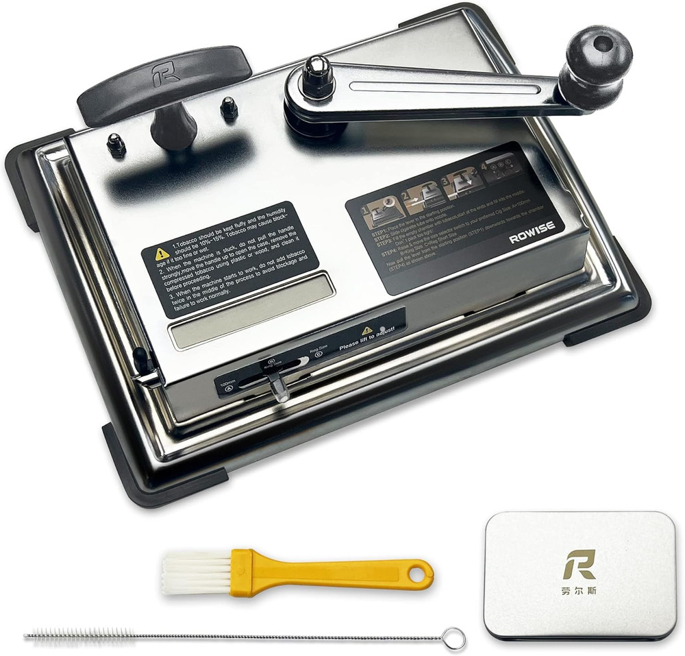 ROWISE New Version Cigarette Rolling Machine, Portable Manual Cigarette Injector