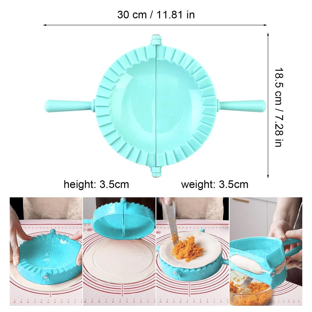 Dumpling Maker,Empanada Maker Press,Tortilla Folder,Tortilla 8 Inches, Mint