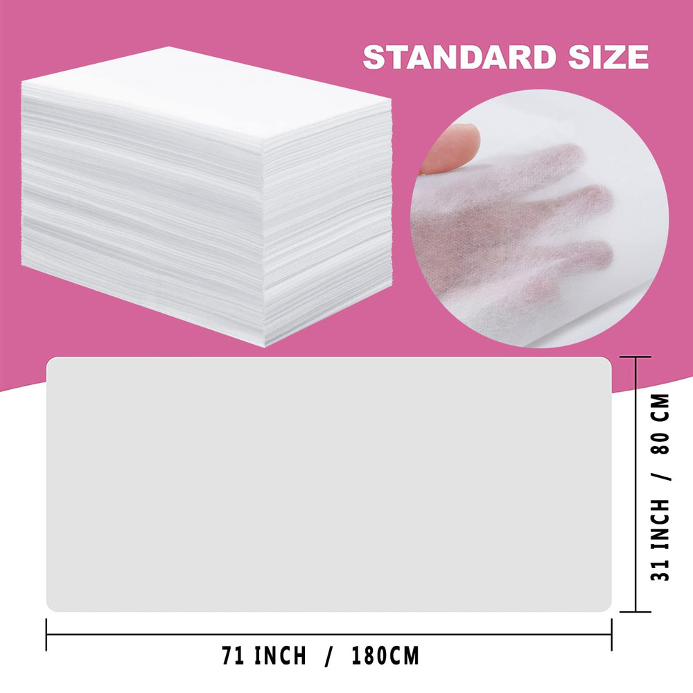 Disposable Bed Sheets 100 Pcs 31" X 71" Massage Table Sheets Non Woven Fabric SP