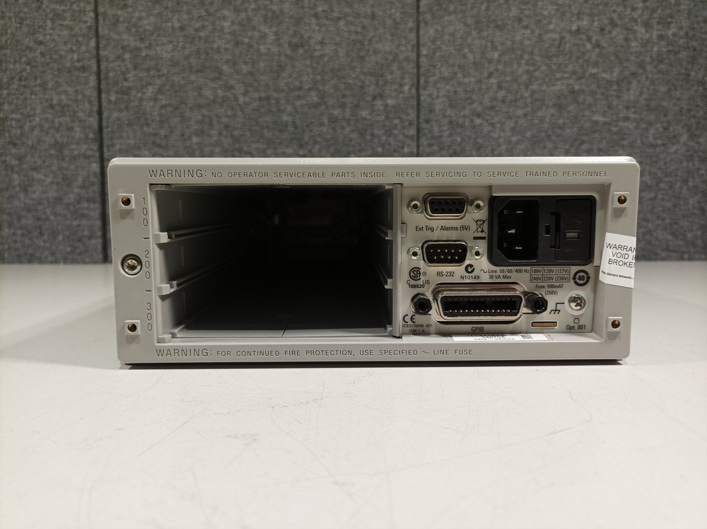 Agilent 34970A, Data Acquisition/Switch Unit #