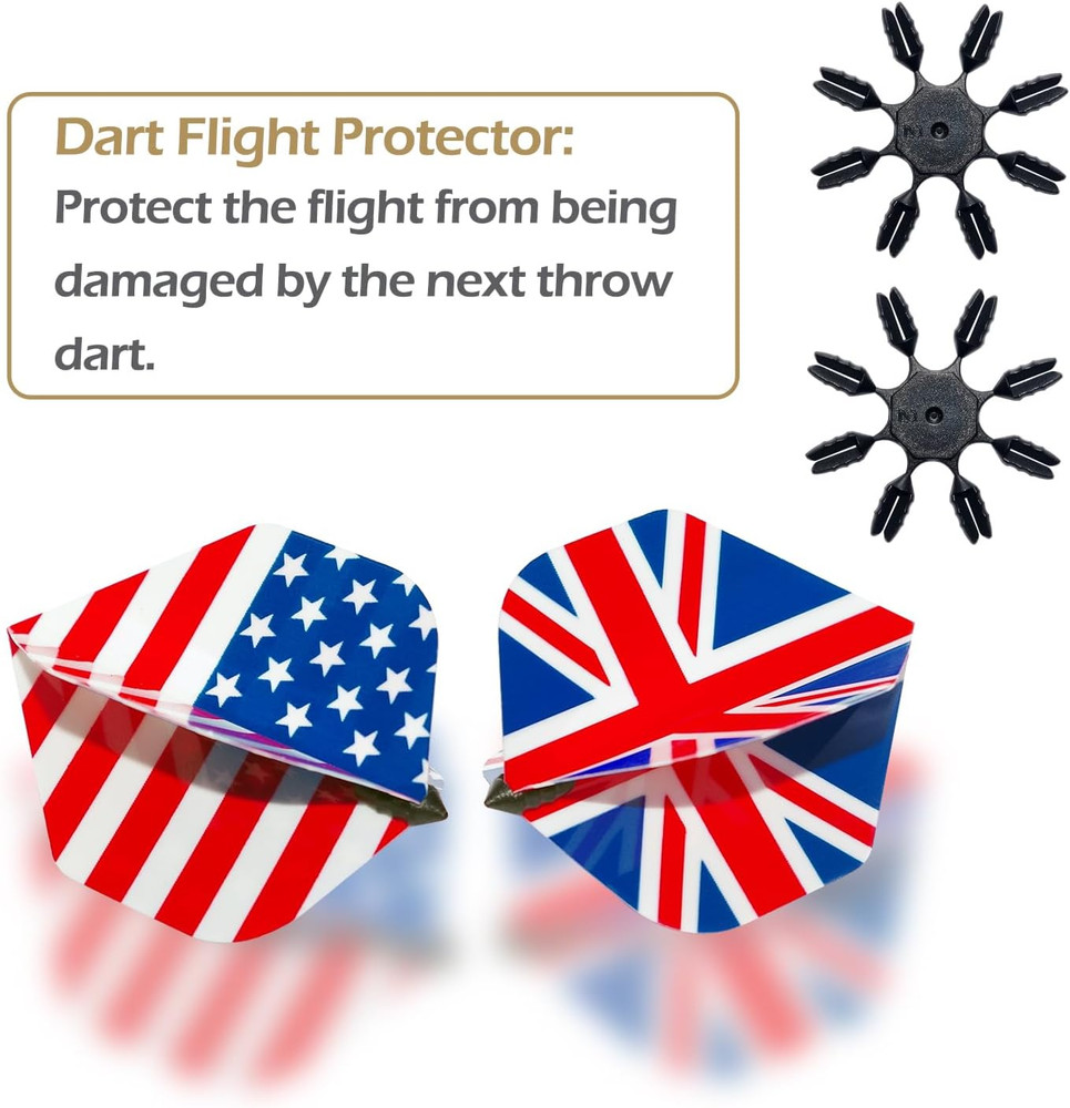 12 Pack Soft Tip Darts - Plastic Tip Darts 18 Grams with 100 Extra Dart Tips, Da