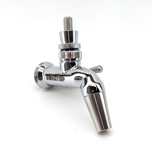 NukaTap Stainless Steel Beer Faucet (With Flow Control) Spout w/ Interchangeable