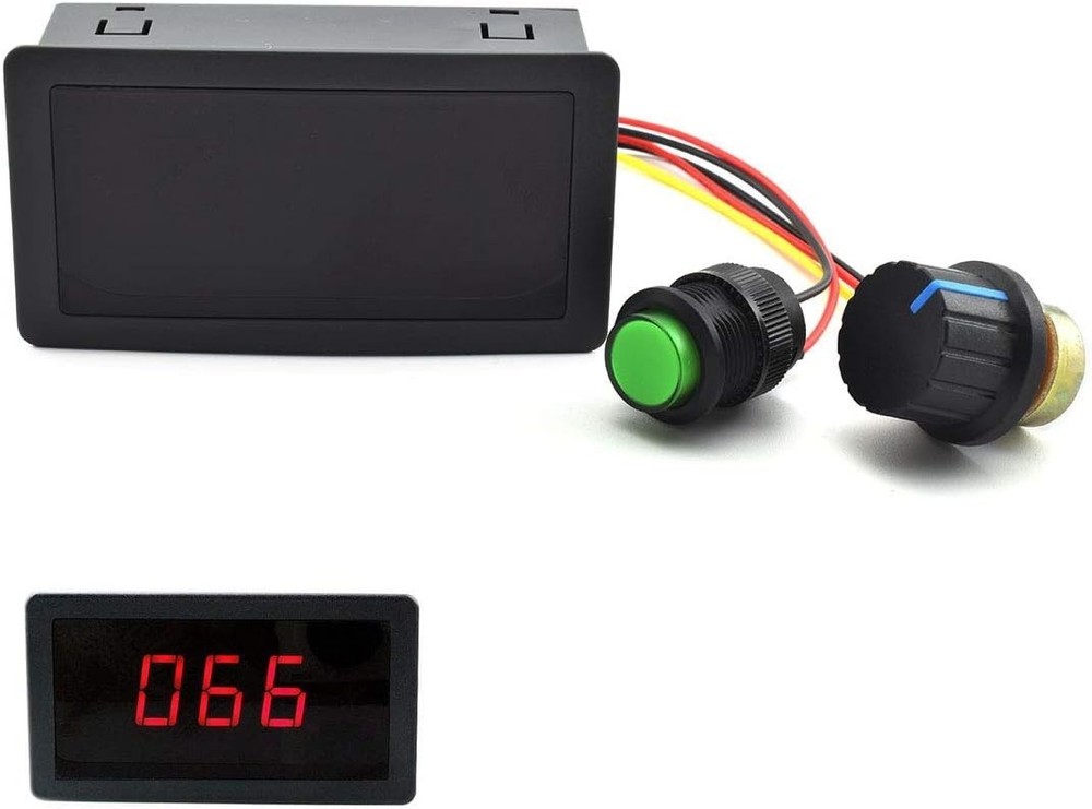 Adjustable DC Motor Speed Controller 6V-30V with Stepless Control & Display