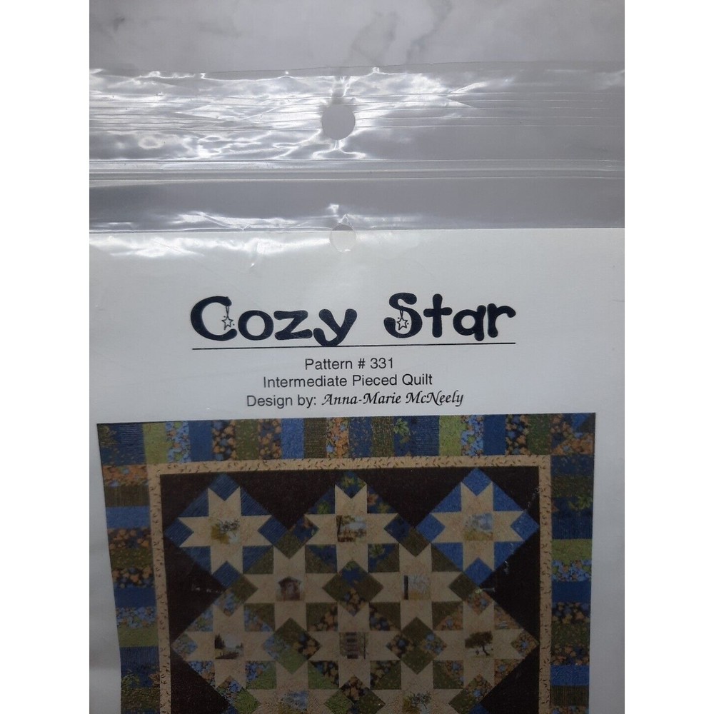 2009 Mountainpeek Pieced Quilt Pattern Cozy Star