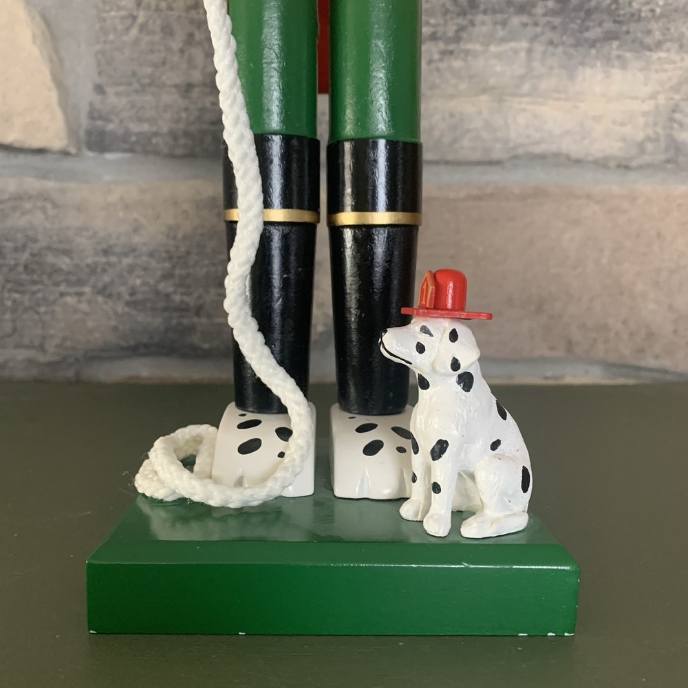 Nutcracker Dalmation Fireman with Puppy 18”