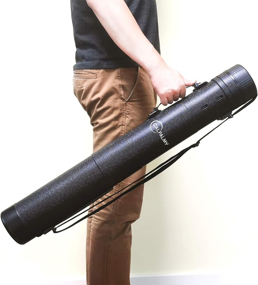 2‑Pack Extendable Poster Tubes 30¼” - 49¼" with Shoulder Strap - NEW