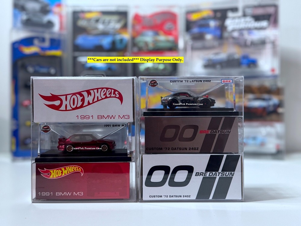 Guardtek Display Protector Case for Hot Wheels RLC Acrylic Box (5 pcs)