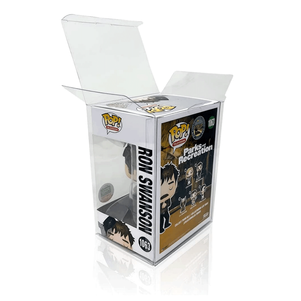 10x Pop Protector Case for 4'' Funko Pop Figures Plastic Display Box Locking Tab