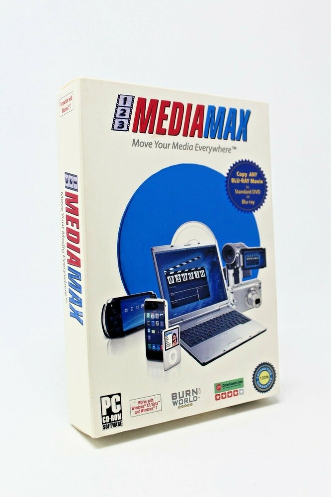 Media Max: Move Your Media Everywhere - PC - W/ Manual