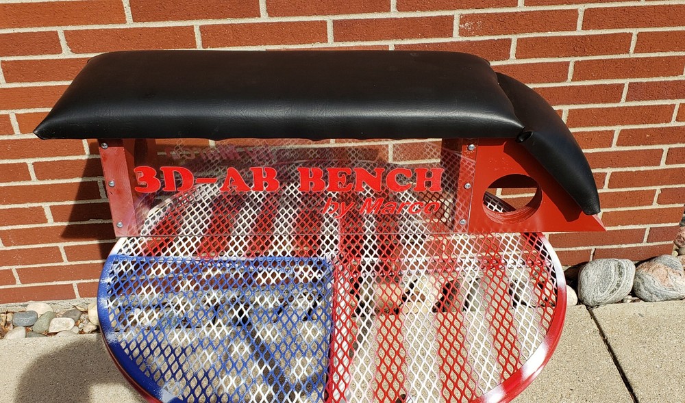 3D-AB Bench,Ab exercise. Ab bench. Core. Strength training. Crunch. Abdominal