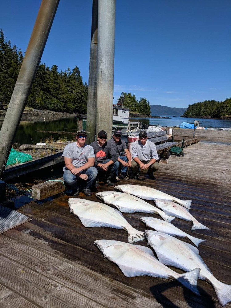 4 Halibut Lingcod Alaska White Grub Tails