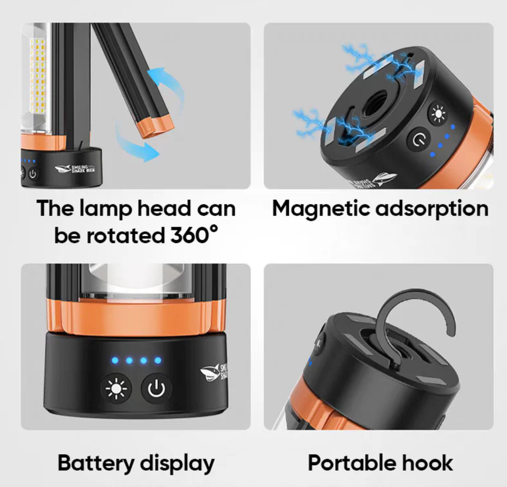 Upgraded Portable Camping Light with Bracket