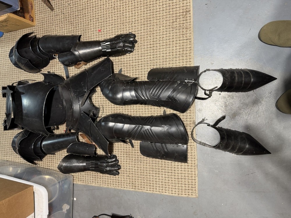 Blackened Suit Of Armor