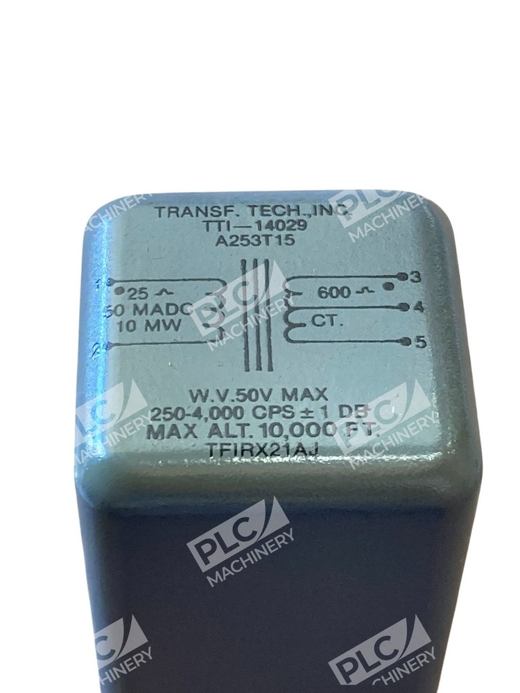 Transformer Tech TTI-14029 Audio Frequency Transformer TFIRX21AJ