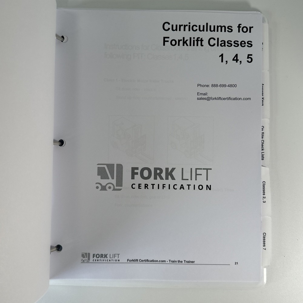 Forklift Certification Kit OSHA Compliant, Complete Train The Trainer Bundle