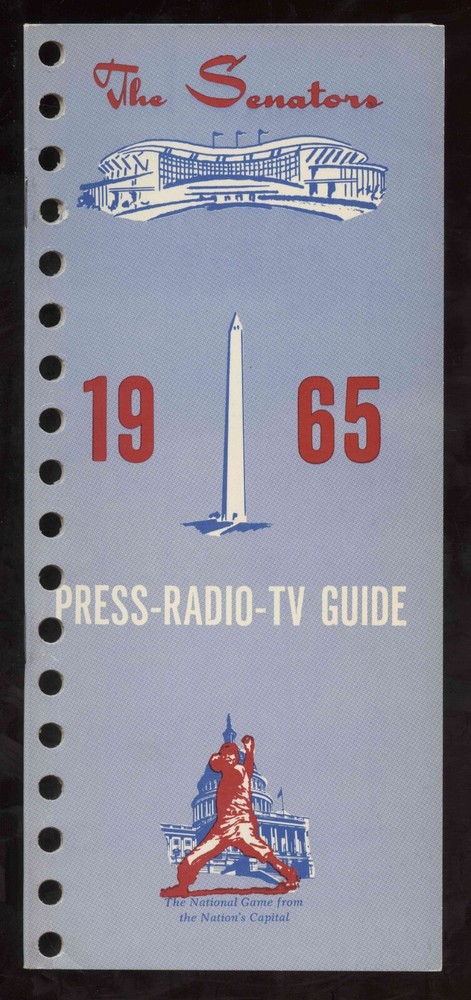 1965 Senators Media Press Guide - binder edition