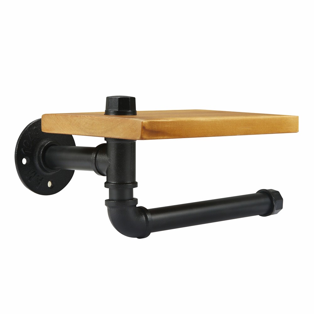Black Iron Pipe Bathroom Hardware Set Bath Accessory