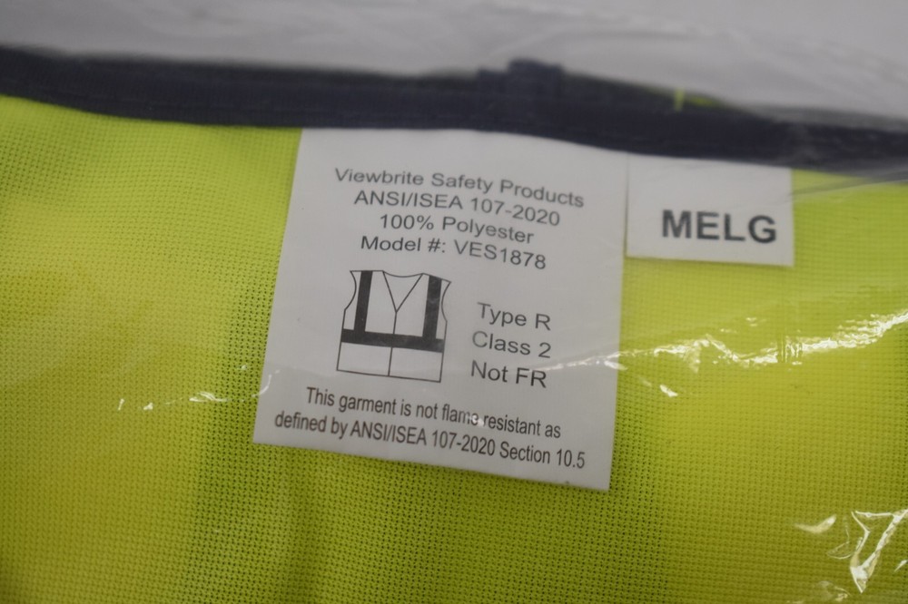 Public Safety Security Best Reflective Type R Class 2 Polyester M-L Size VES1878
