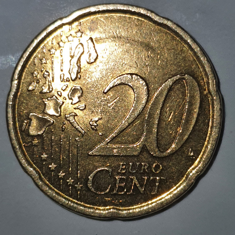 20 euro cents 1999 Cervantes