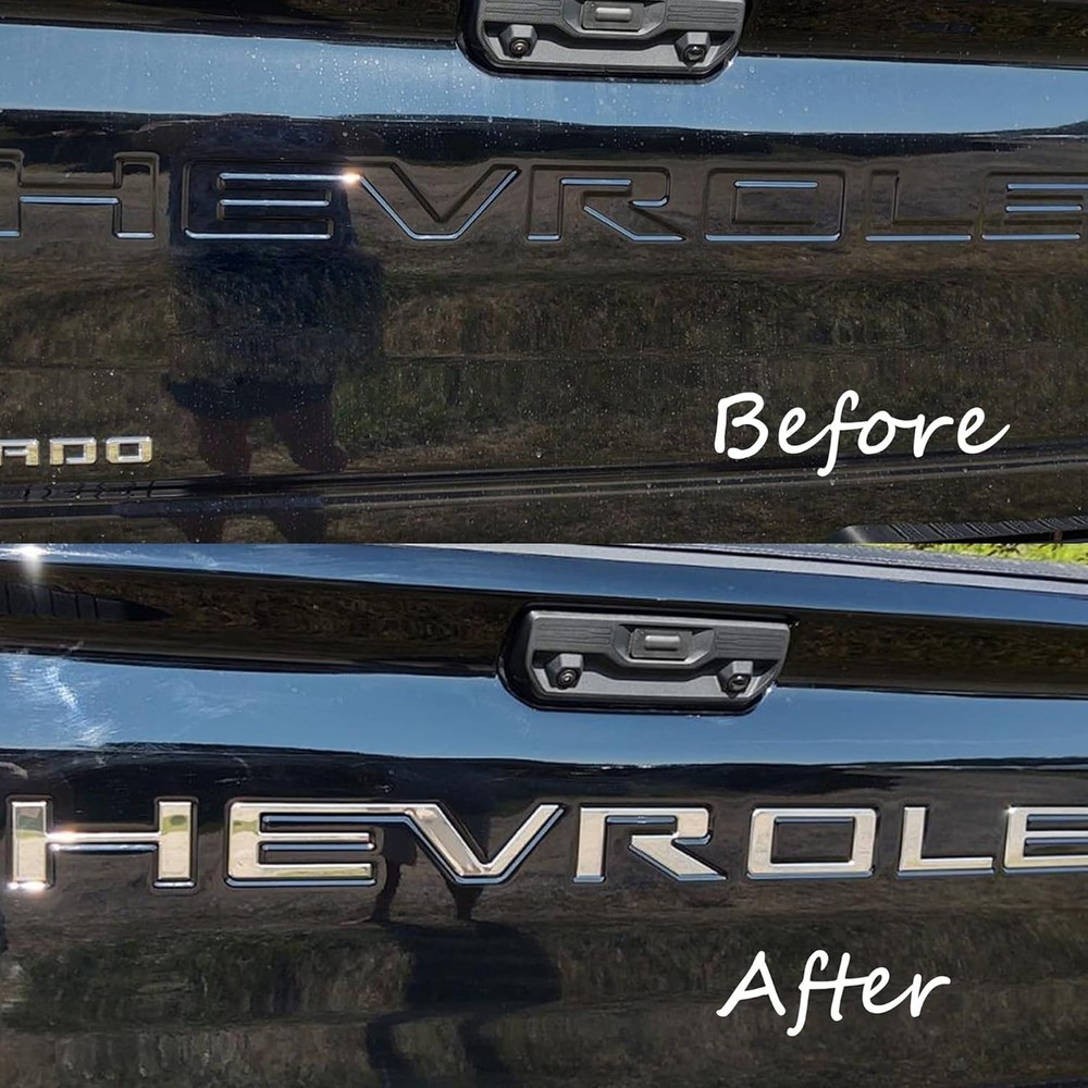 3D ABS Plastic Tailgate Emblems with Strong Adhesive for 2019-2024 Trucks