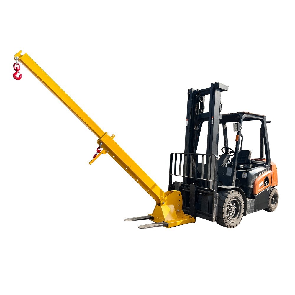 4400lbs Adjustable Forklift Mobile Crane, Lifting Forklift Extension Attachments