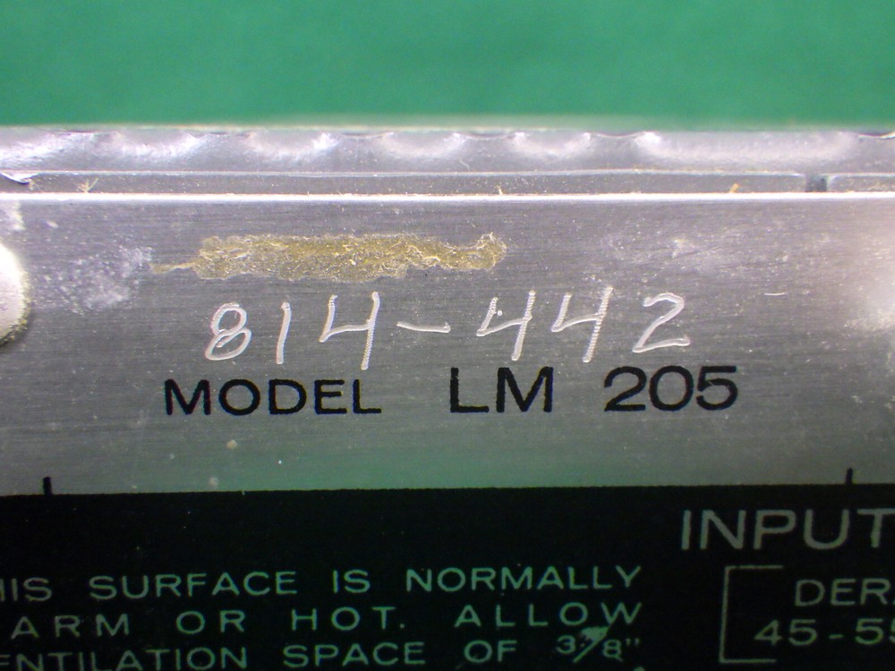 Lambda LM-205 regulated power supply 105-132VAC input, 0-32VDC output Works