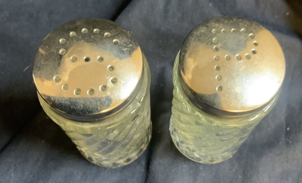 Vintage Silver Plate Cruet Set & Stand